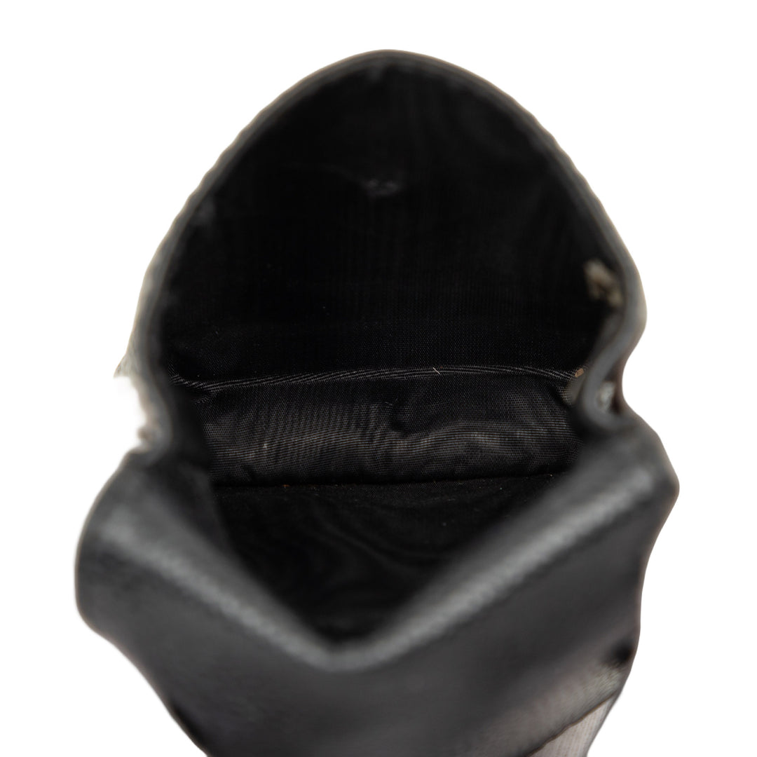 CC Cigarette Étui Cuir caviar Noir