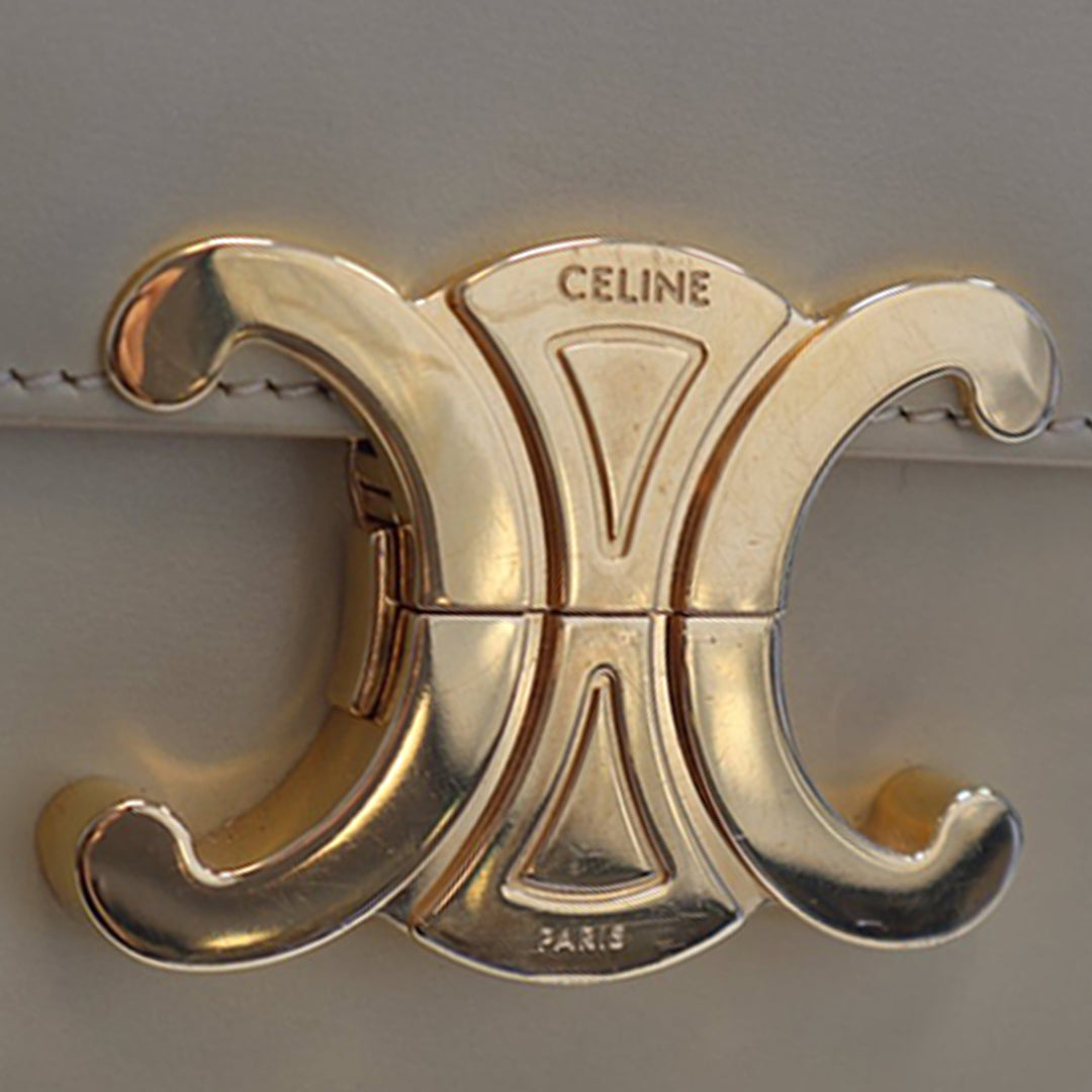 Celine brillant Cuir de veau Triomphe Claude Sac bandoulière