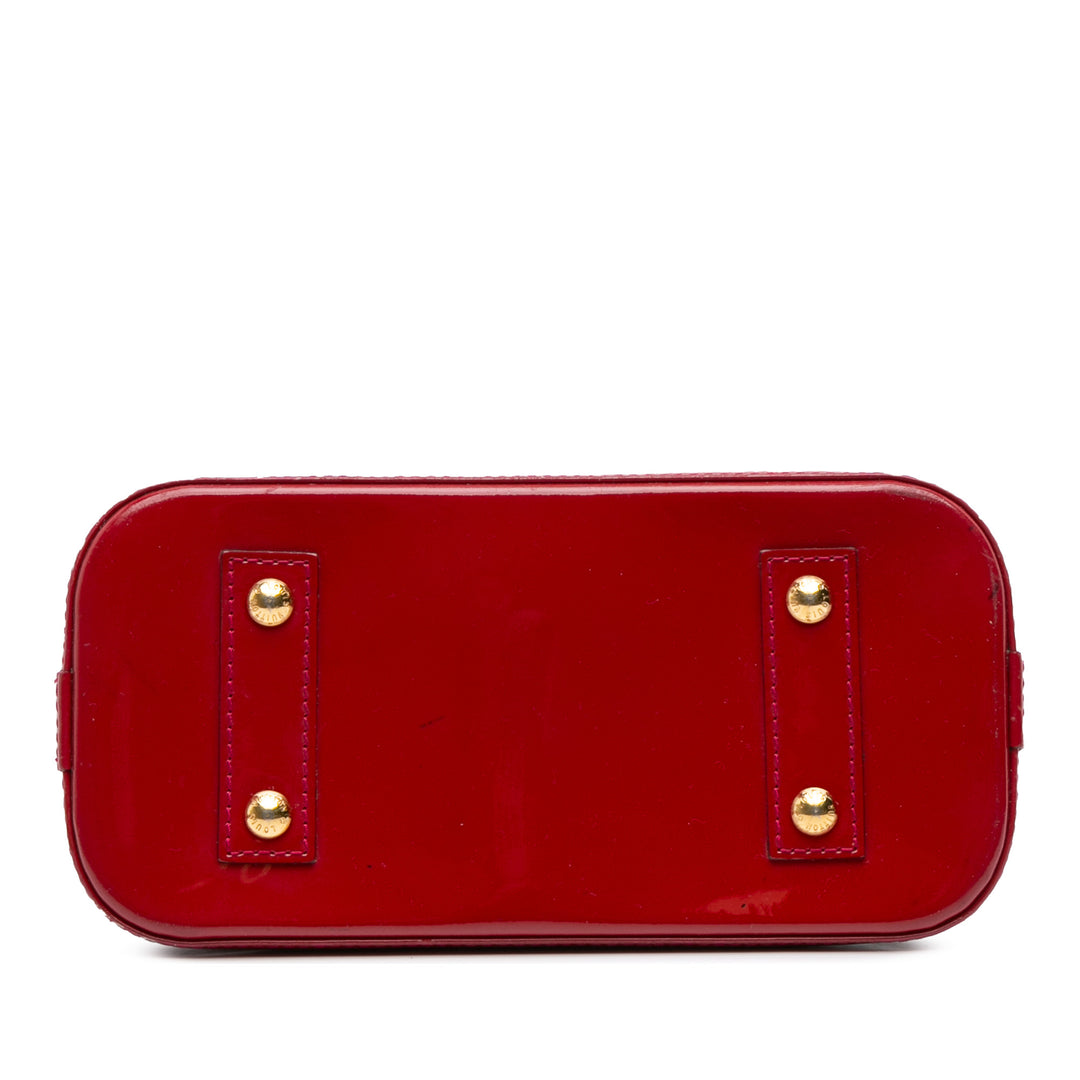 Louis Vuitton Monogram Vernis Alma BB Rouge
