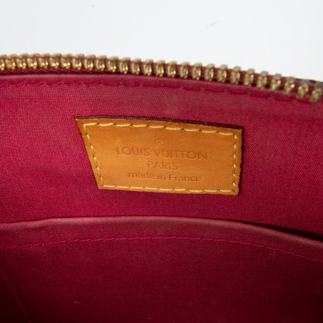 Louis Vuitton Monogram Vernis Alma BB Rouge