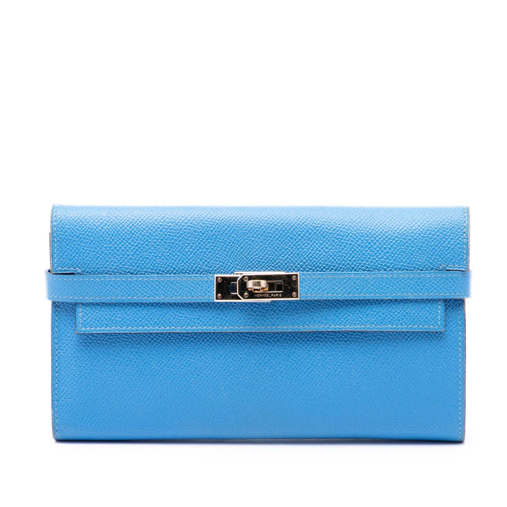 Kelly Longue Portefeuille Epsom Bleu