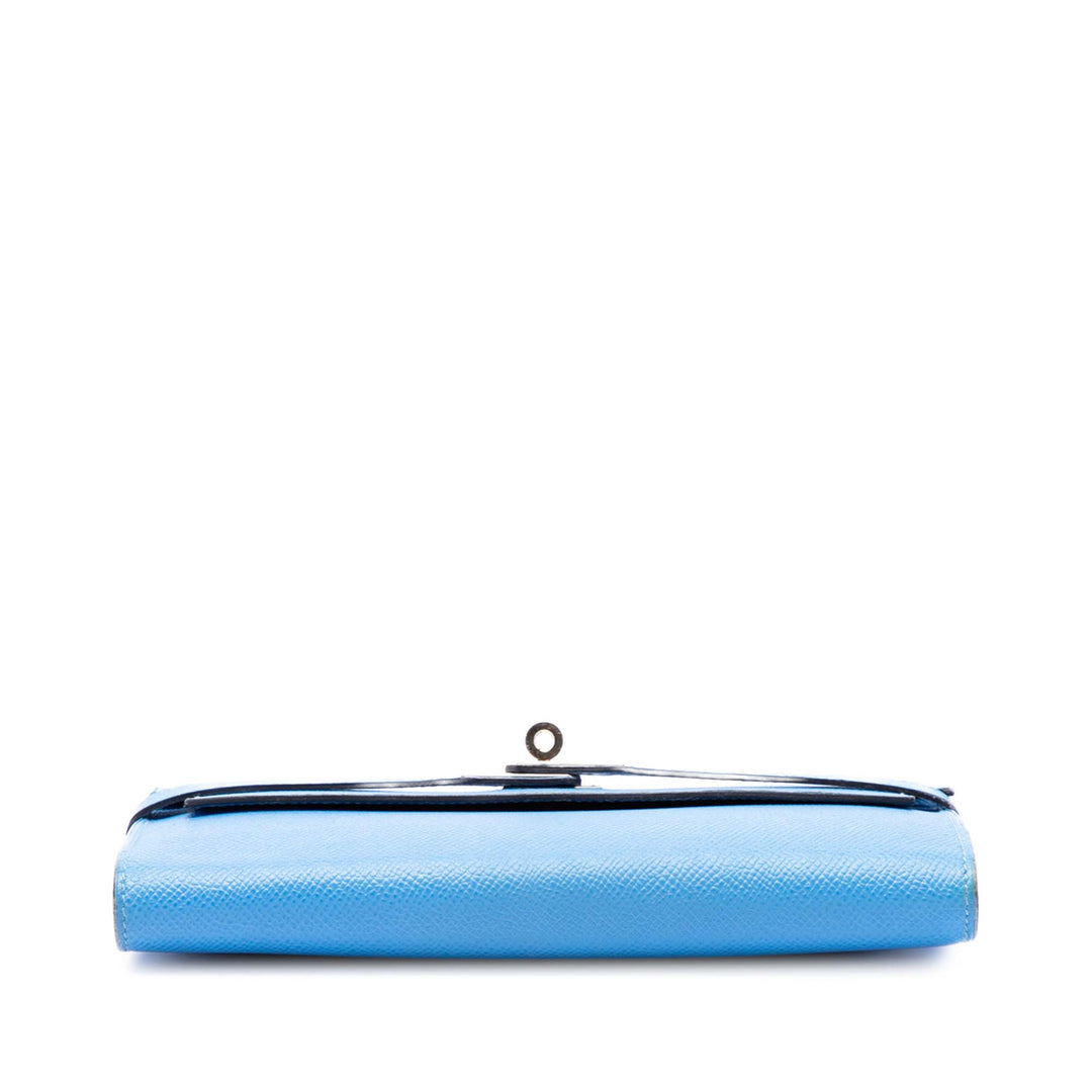 Kelly Longue Portefeuille Epsom Bleu
