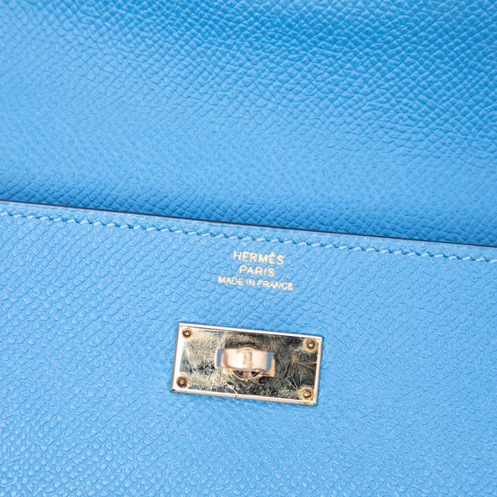 Kelly Longue Portefeuille Epsom Bleu