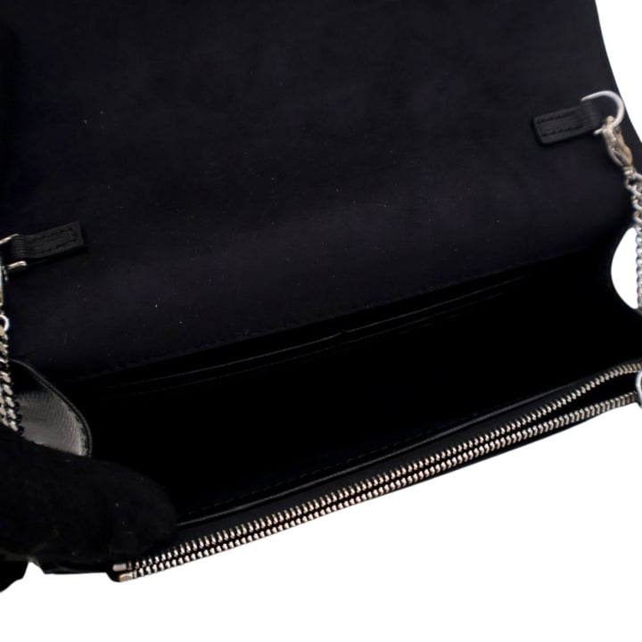 Fendi Studded Cuir Karlito Wallet on Chain Noir