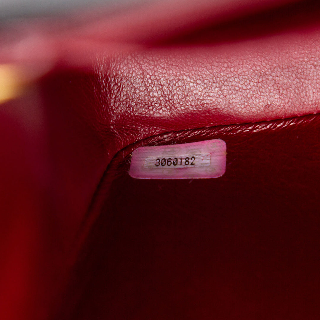 Chanel Maxi XL Classic Cuir d’agneau Simple rabat