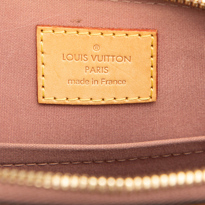 Louis Vuitton Alma BB Cuir verni Monogram Marron – vue 5 – GABY PARIS