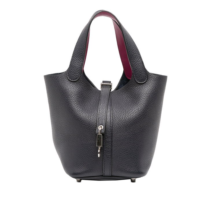 Hermès Clemence and Swift Picotin Lock 18 Eclat Bleu – GABY PARIS Authentique