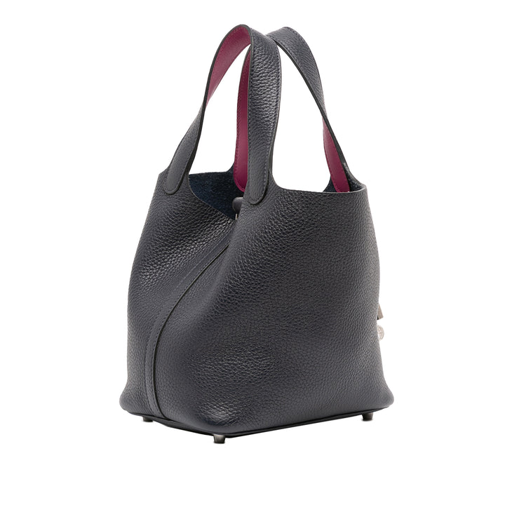 Hermès Clemence and Swift Picotin Lock 18 Eclat Bleu – GABY PARIS Authentique