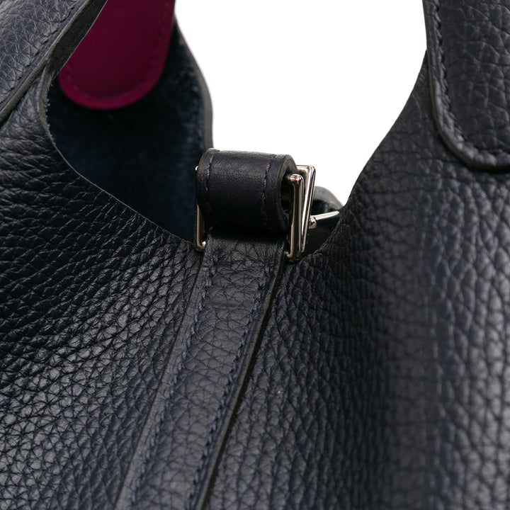 Hermès Clemence and Swift Picotin Lock 18 Eclat Bleu – GABY PARIS Authentique