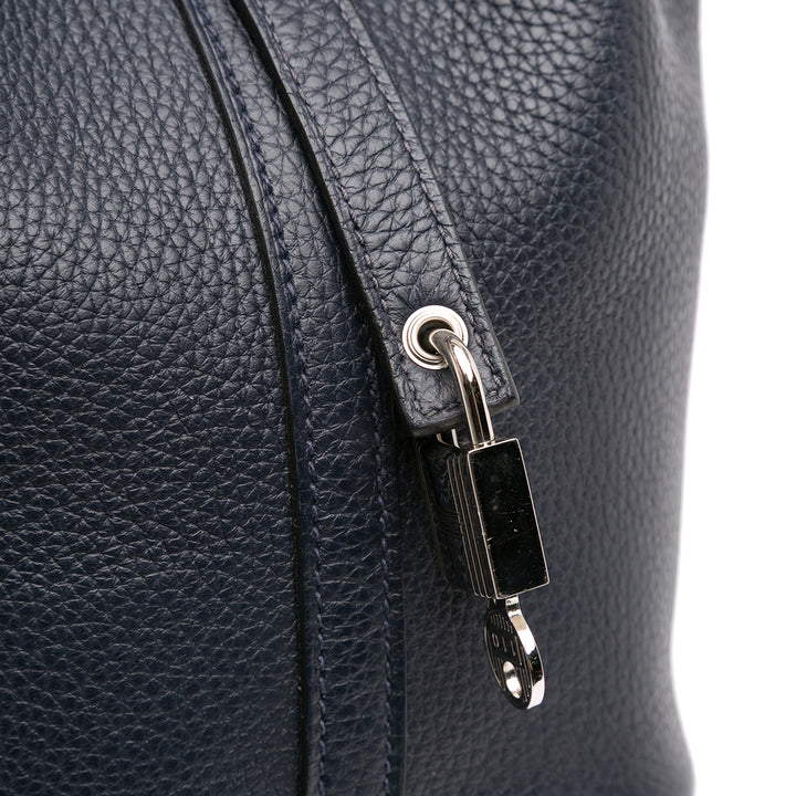 Hermès Clemence and Swift Picotin Lock 18 Eclat Bleu – GABY PARIS Authentique