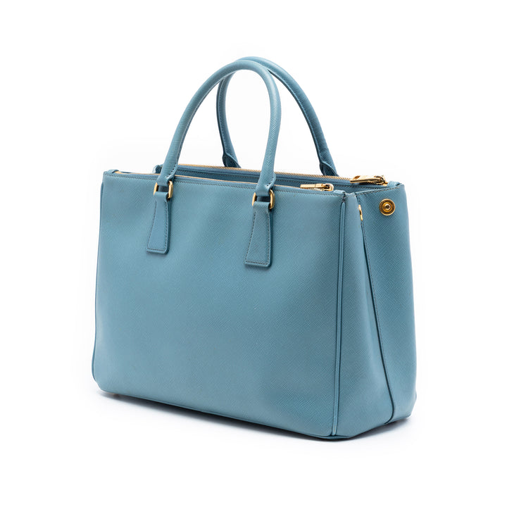 Prada Medium Saffiano Lux Galleria Double Zip Sac