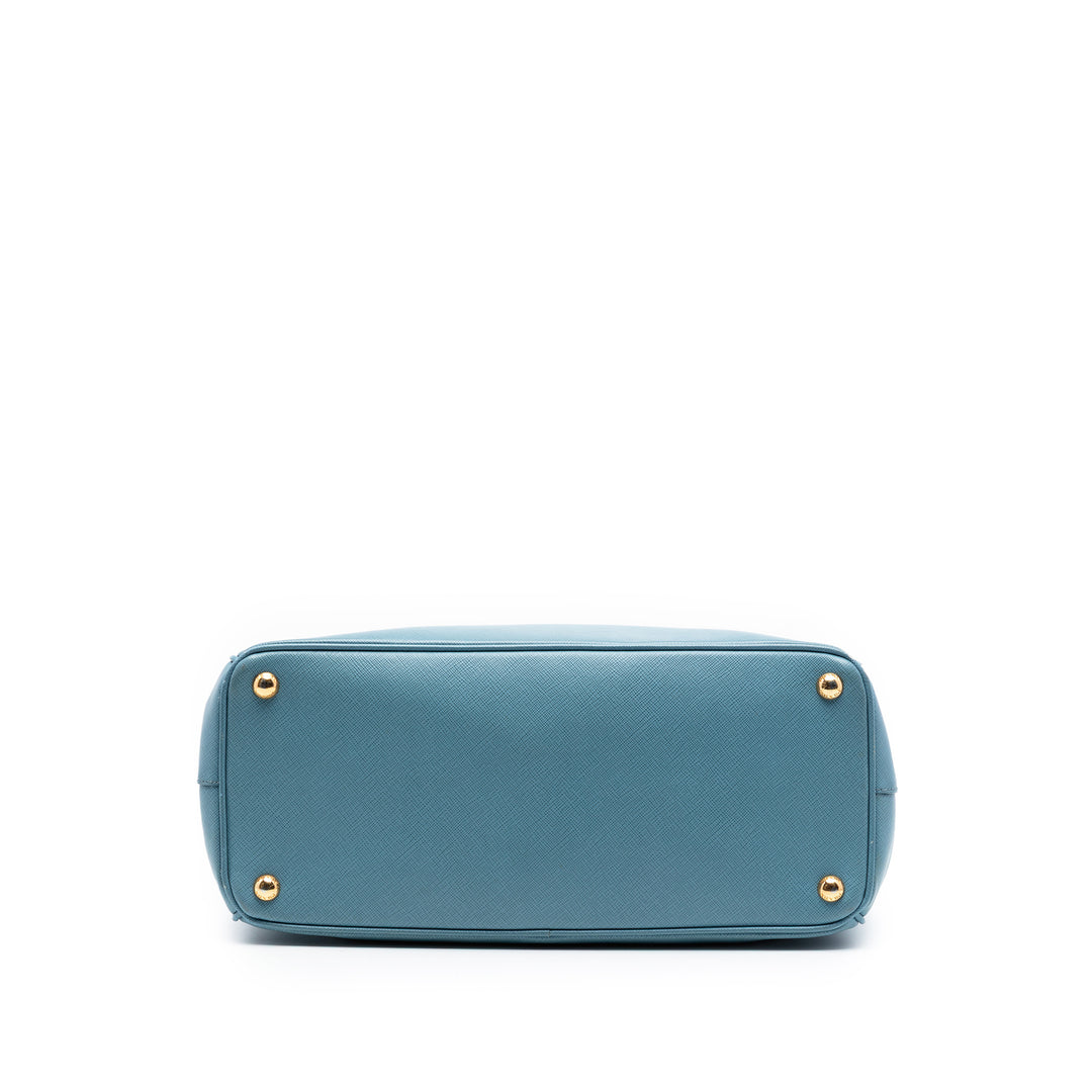 Prada Medium Saffiano Lux Galleria Double Zip Sac