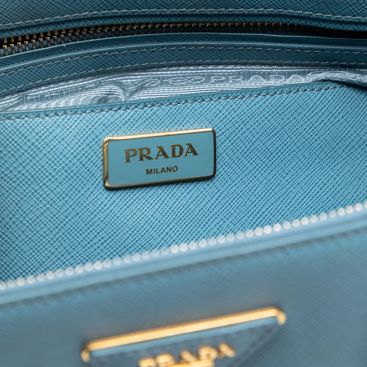 Prada Medium Saffiano Lux Galleria Double Zip Sac