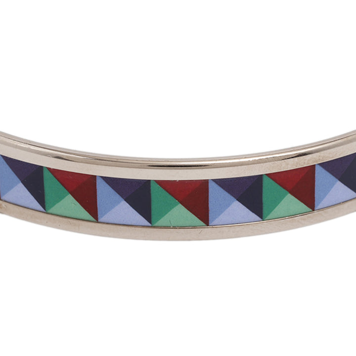 Hermès Narrow Émail Clous de Trompe Bangle 65 Multi Other Multicolore – vue 5 – GABY PARIS