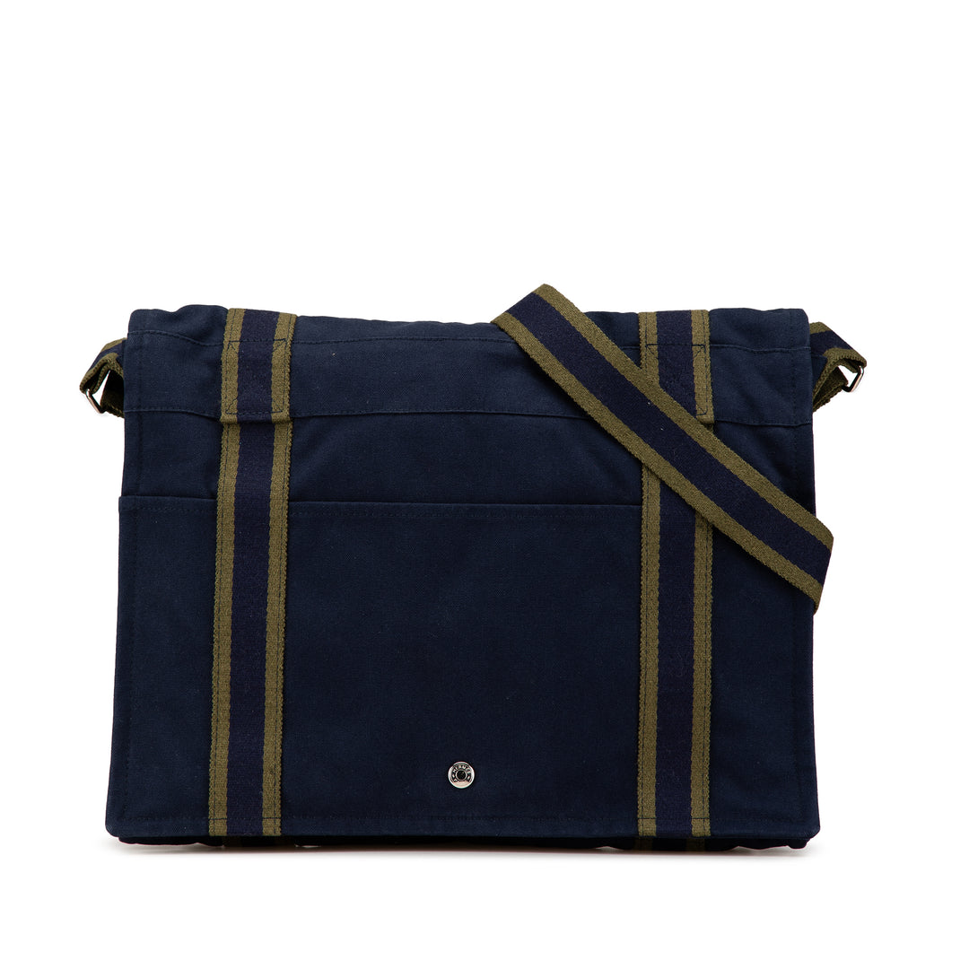 Canvas Fourre Tout Messenger Blue - Gaby Paris