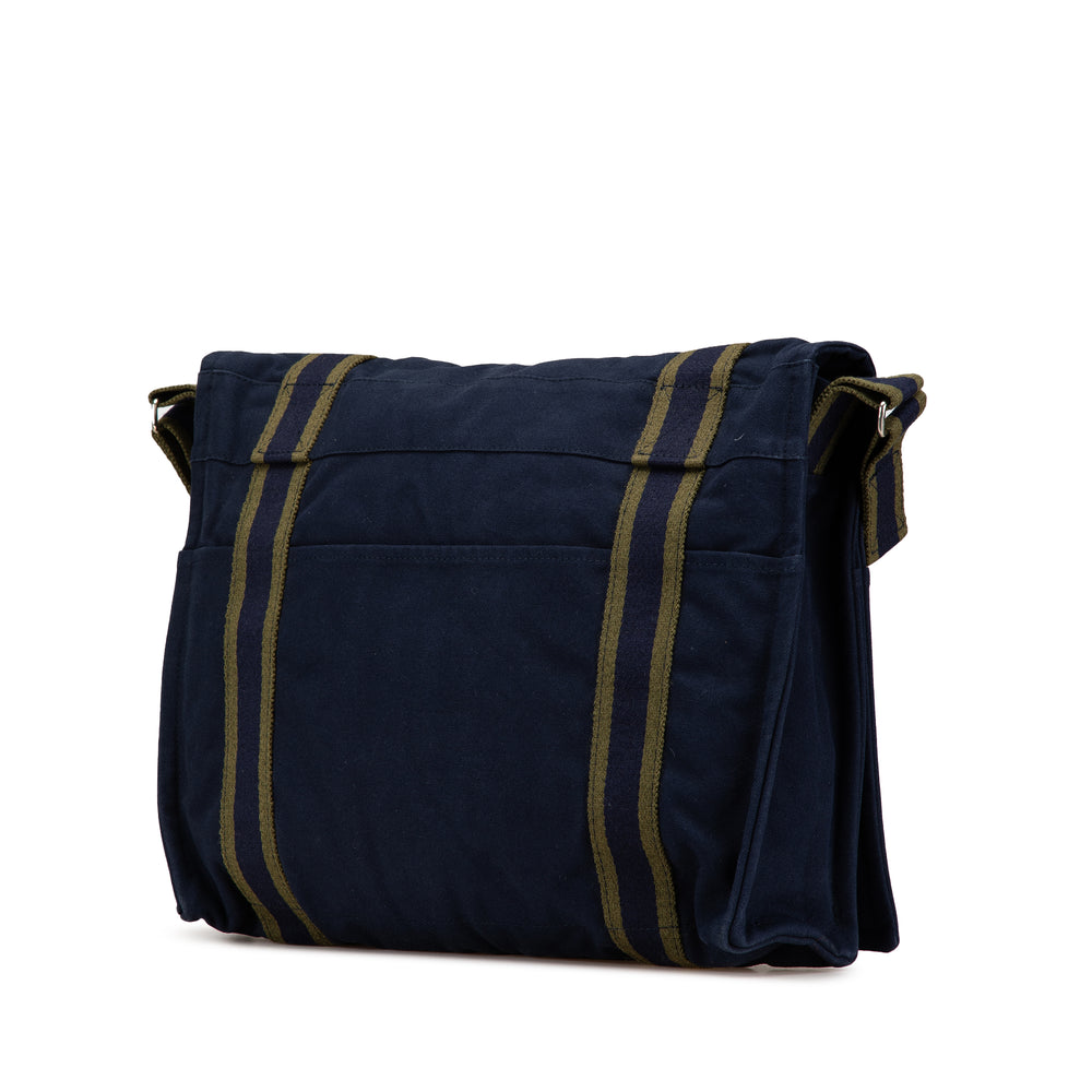 Canvas Fourre Tout Messenger Blue - Gaby Paris