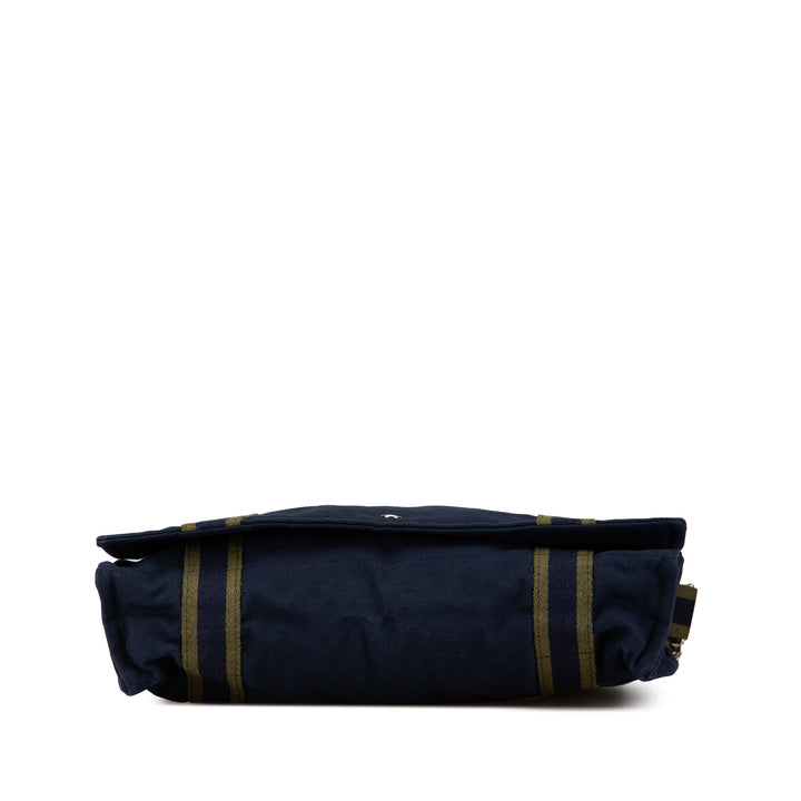 Canvas Fourre Tout Messenger Blue - Gaby Paris