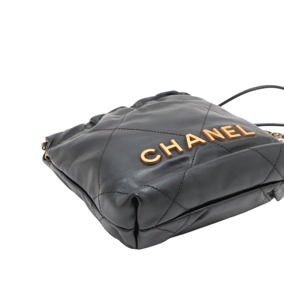 Chanel Mini brillant Cuir de veau 22 Sac à main