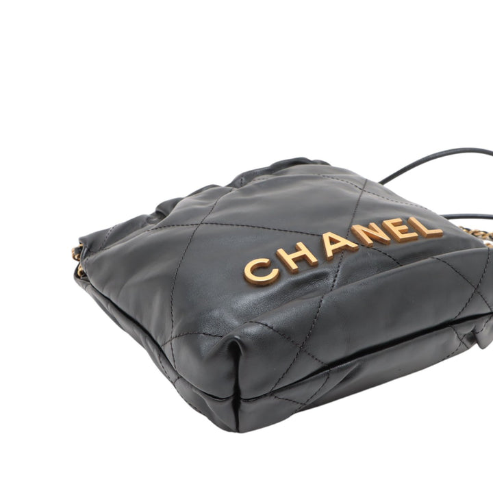 Chanel Mini brillant Cuir de veau 22 Sac à main