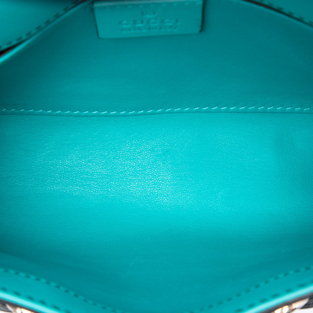 Emily Sac Petit Cuir de veau Bleu