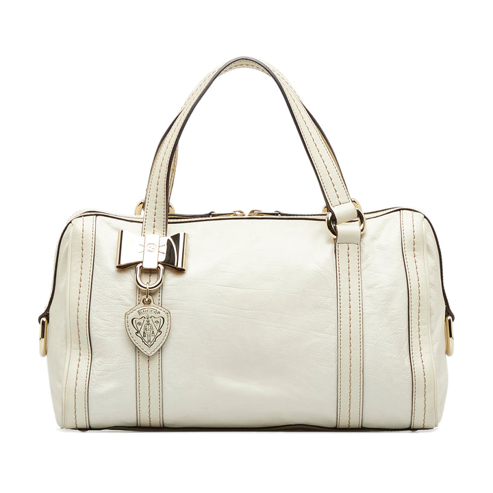 Duchessa Boston Bag White - Gaby Paris