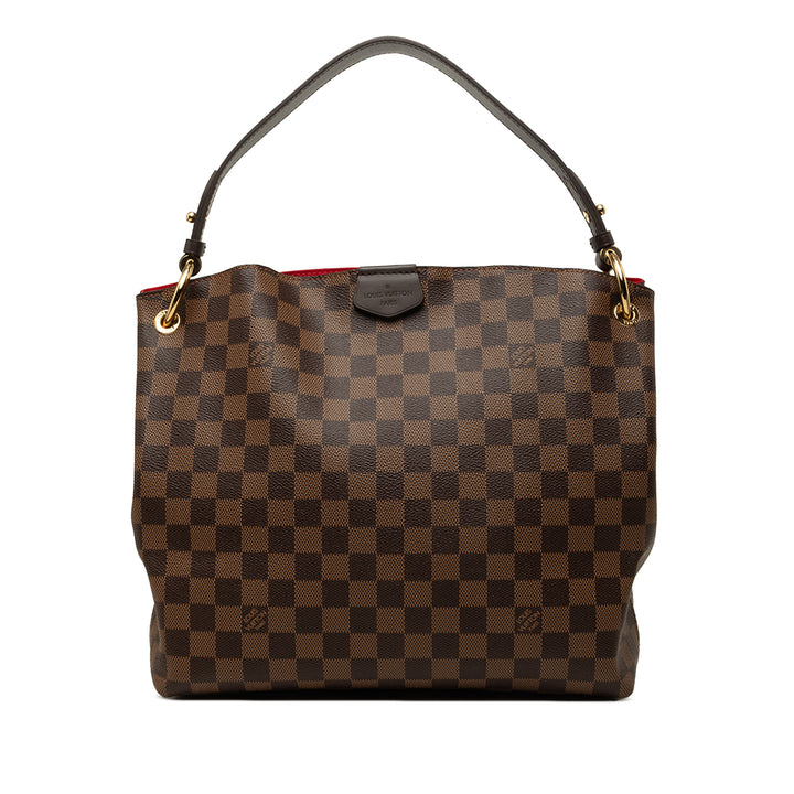 Louis Vuitton Graceful PM Damier Ébène Marron – vue principale – GABY PARIS