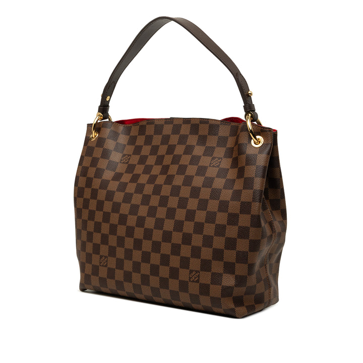 Louis Vuitton Graceful PM Damier Ébène Marron – vue 2 – GABY PARIS