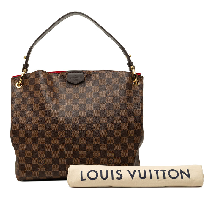 Louis Vuitton Graceful PM Damier Ébène Marron – vue 7 – GABY PARIS