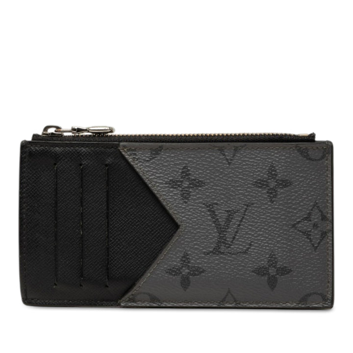 Reverse Taigarama Coin Porte-cartes Monogram Eclipse Noir