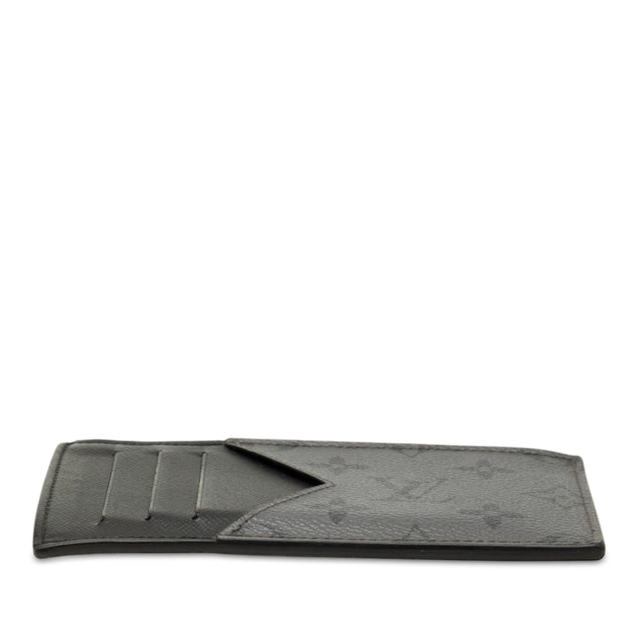 Reverse Taigarama Coin Porte-cartes Monogram Eclipse Noir