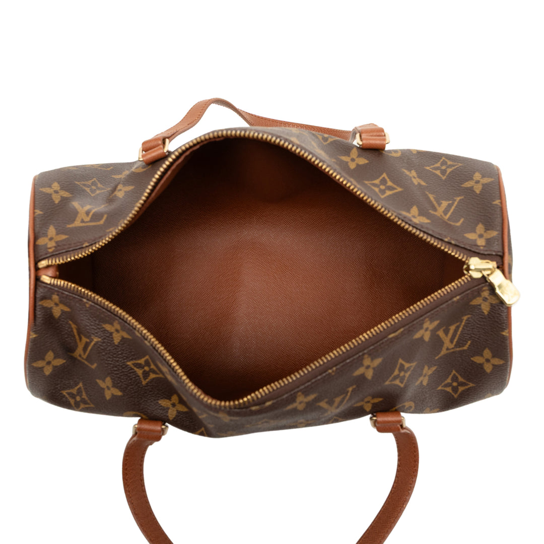 Papillon 30 Monogram Marron