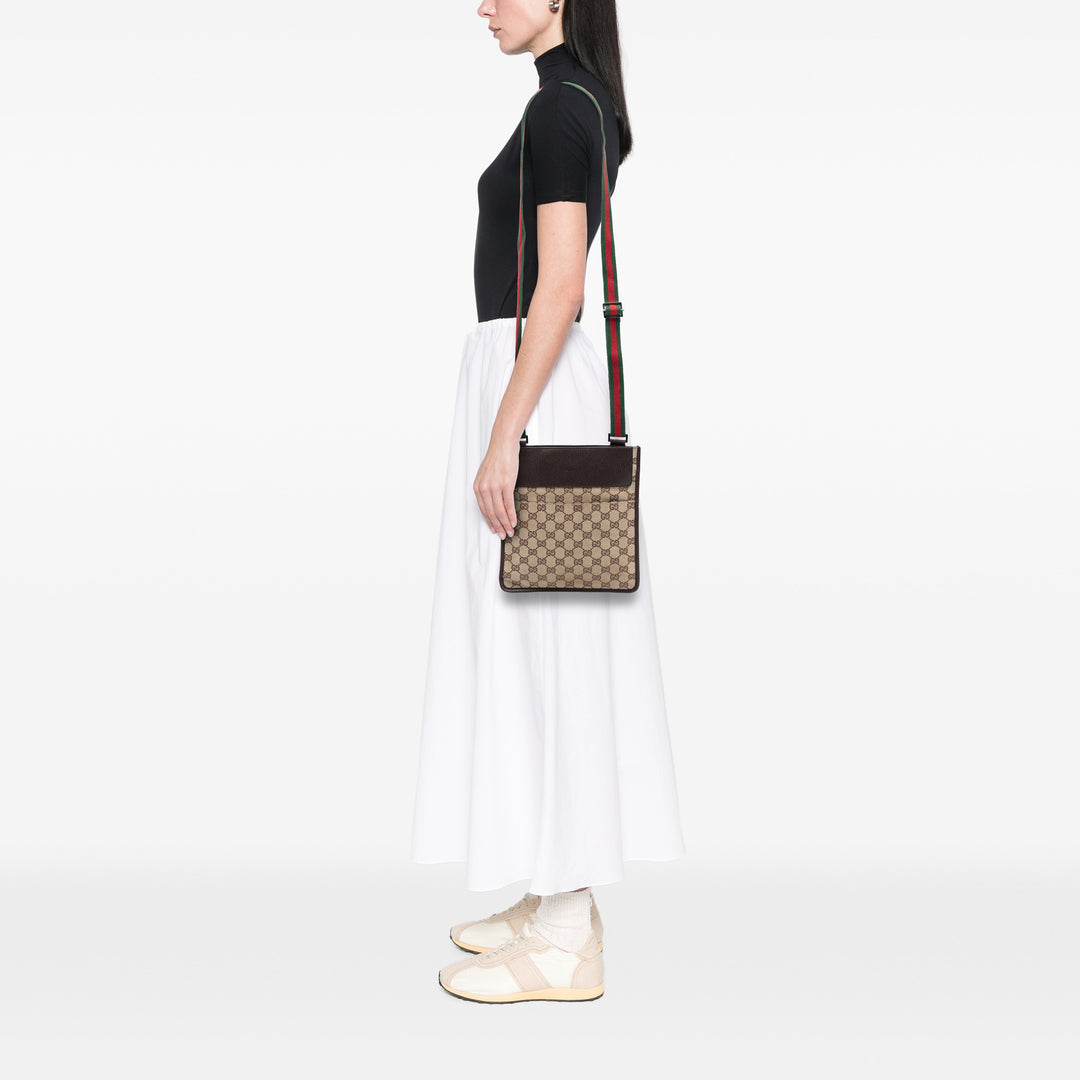 Gucci GG Toile Web Sac porté croisé