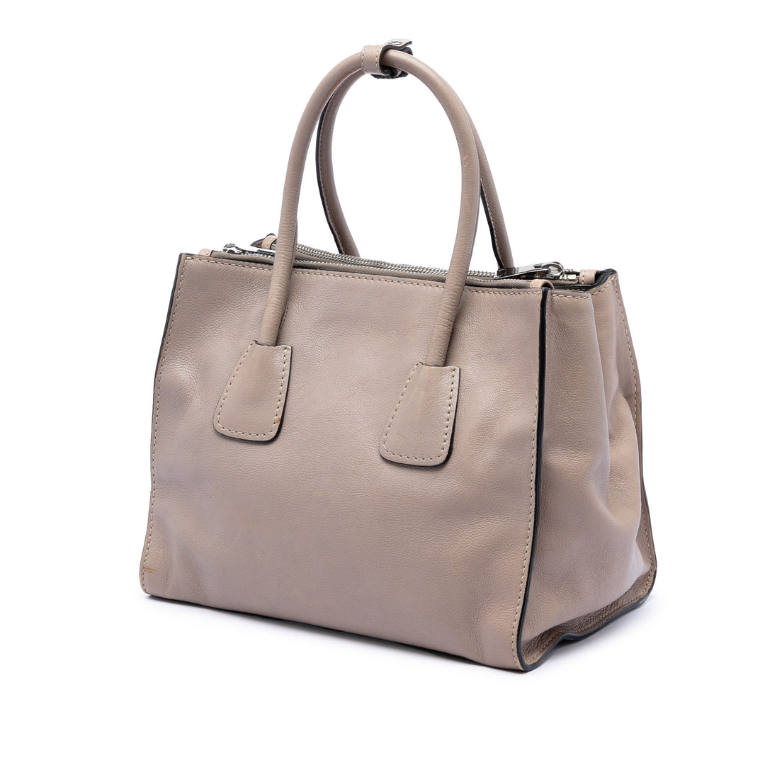 Prada Glace Veau Twin Pocket Double Handle Sac