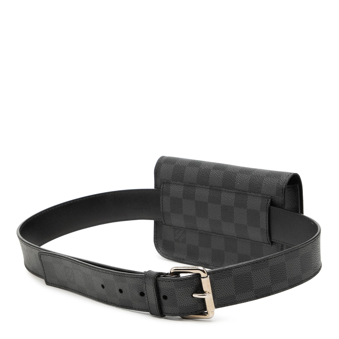 Louis Vuitton Damier Graphite Pochette Homme Ceinture