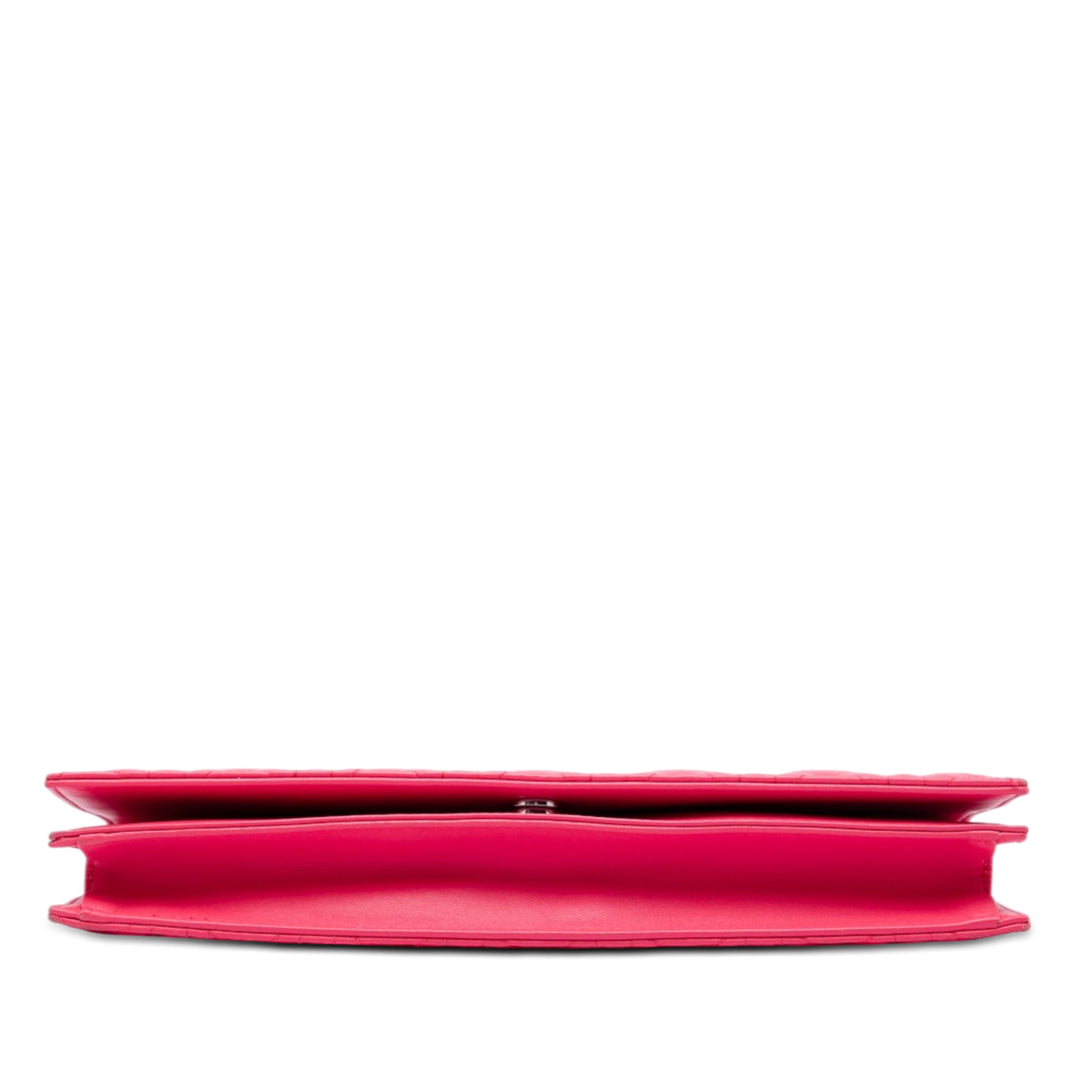 Dior Cuir d’agneau Cannage Lady Dior Wallet on Chain