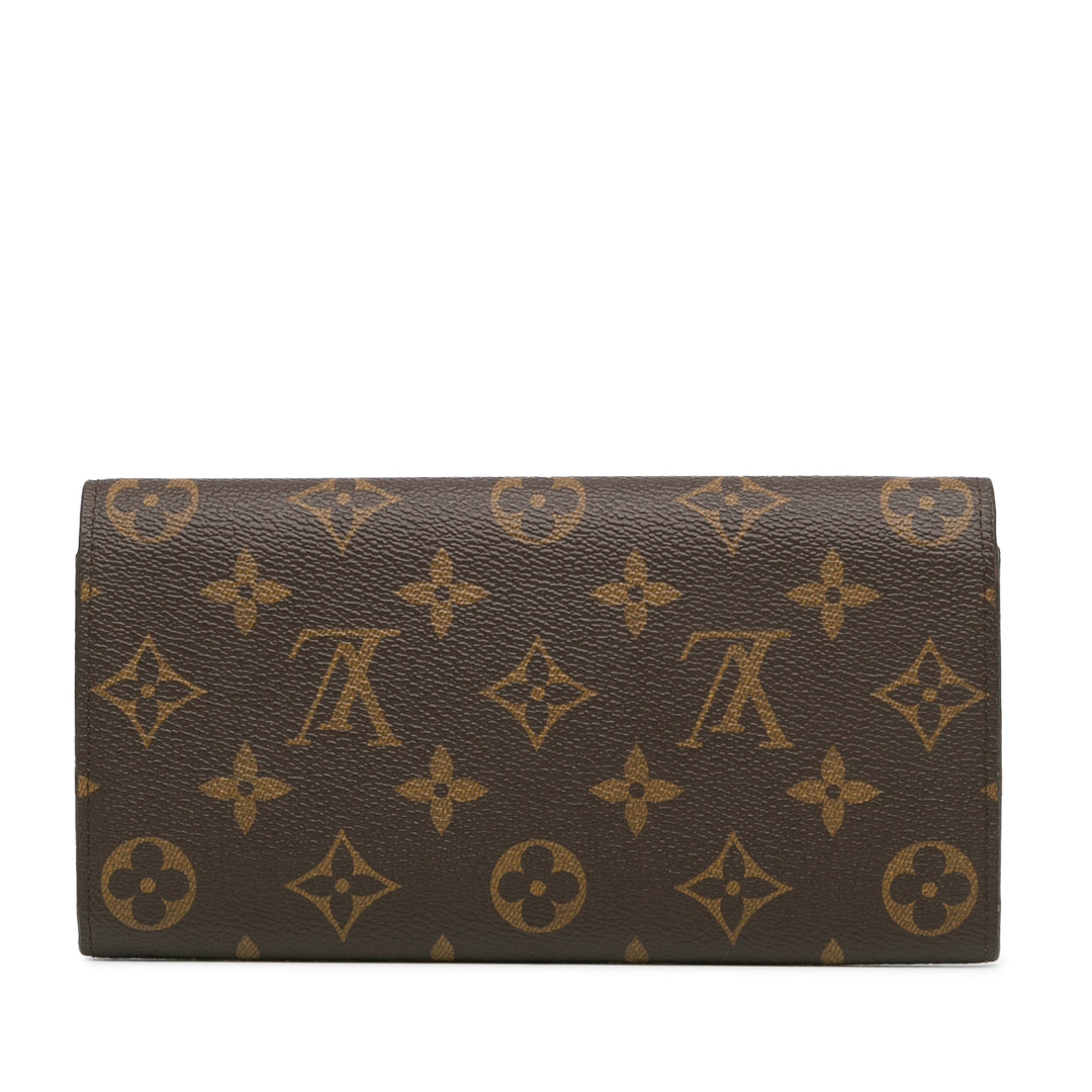 Monogram Emilie Wallet Brown - Gaby Paris