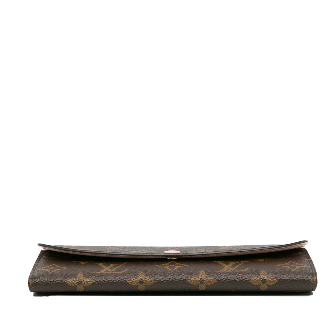 Monogram Emilie Wallet Brown - Gaby Paris