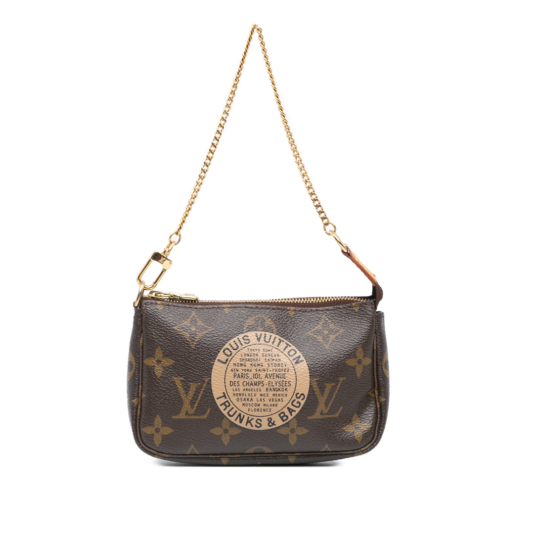 Monogram Trunks and Bags Mini Pochette Accessoires Brown - Gaby Paris