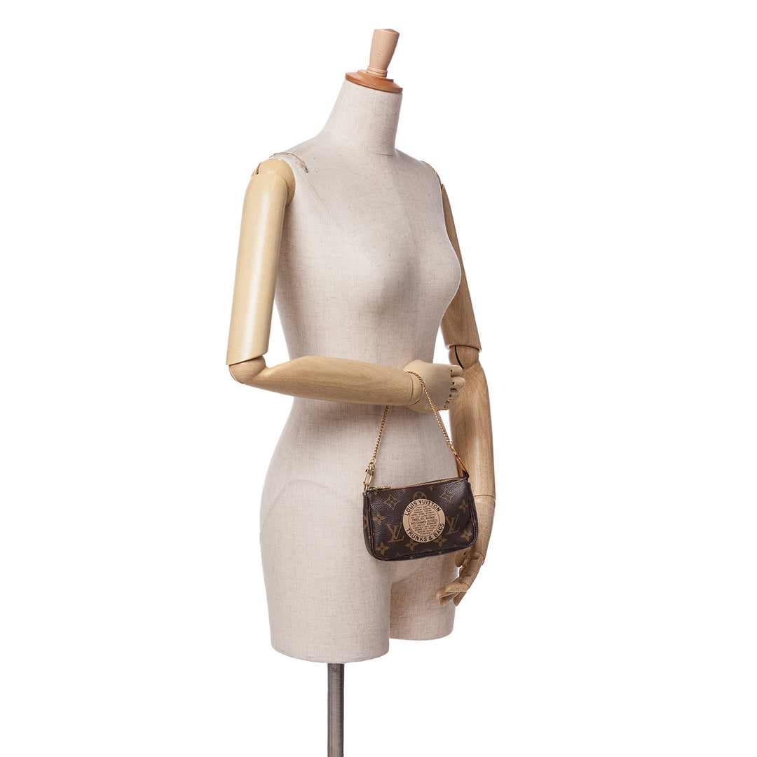 Monogram Trunks and Bags Mini Pochette Accessoires Brown - Gaby Paris