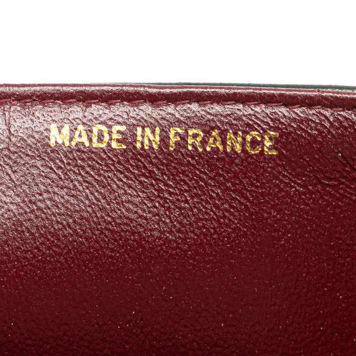 Medium Classic Lambskin Double Flap Black - Gaby Paris