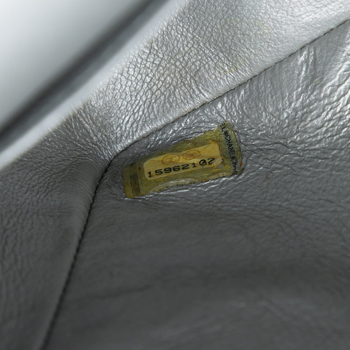 Chanel Medium Classic Metallic Cuir d’agneau Double rabat