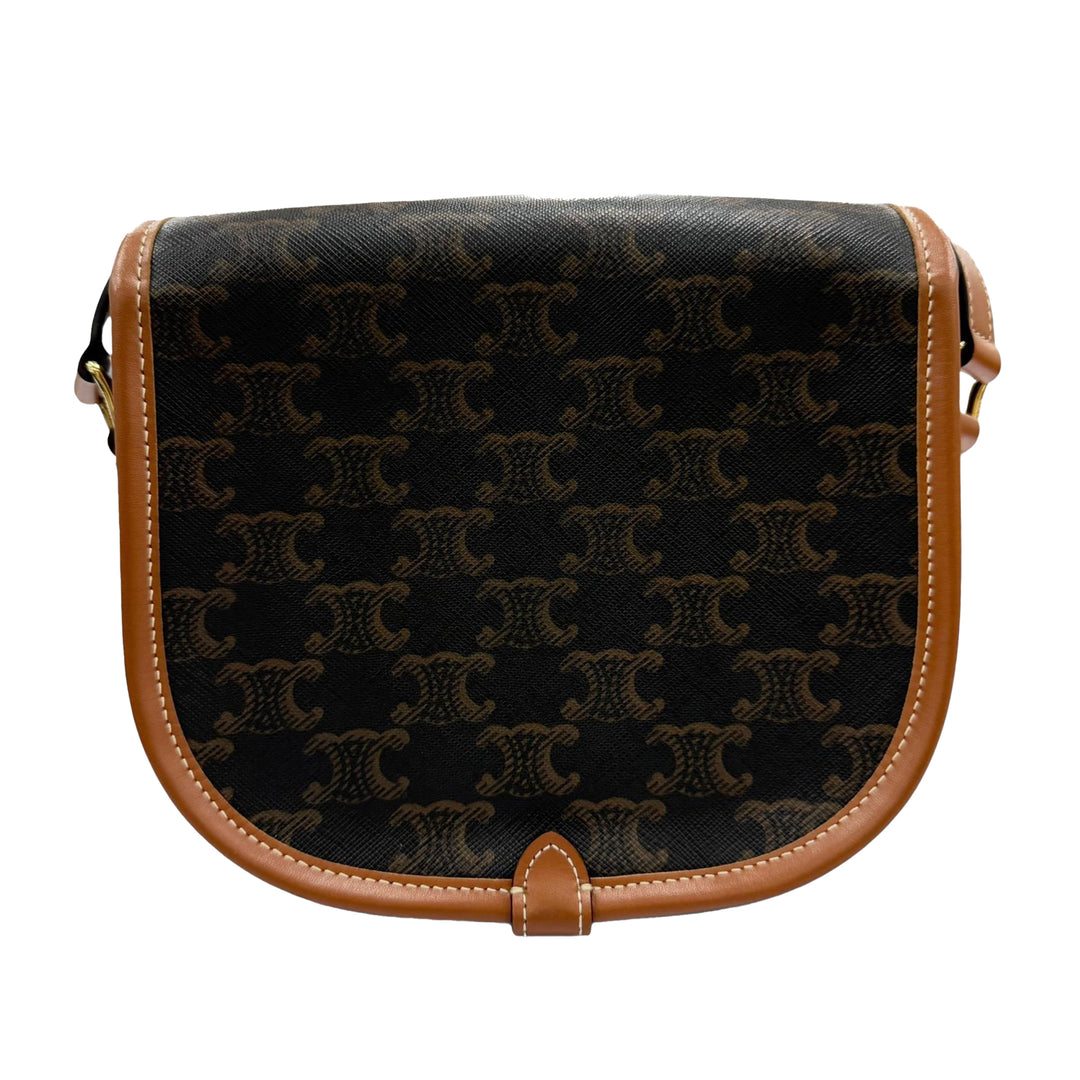 Triomphe Folco Sac Moyen Triomphe enduite Marron