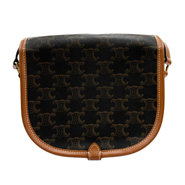Triomphe Folco Sac Moyen Triomphe enduite Marron
