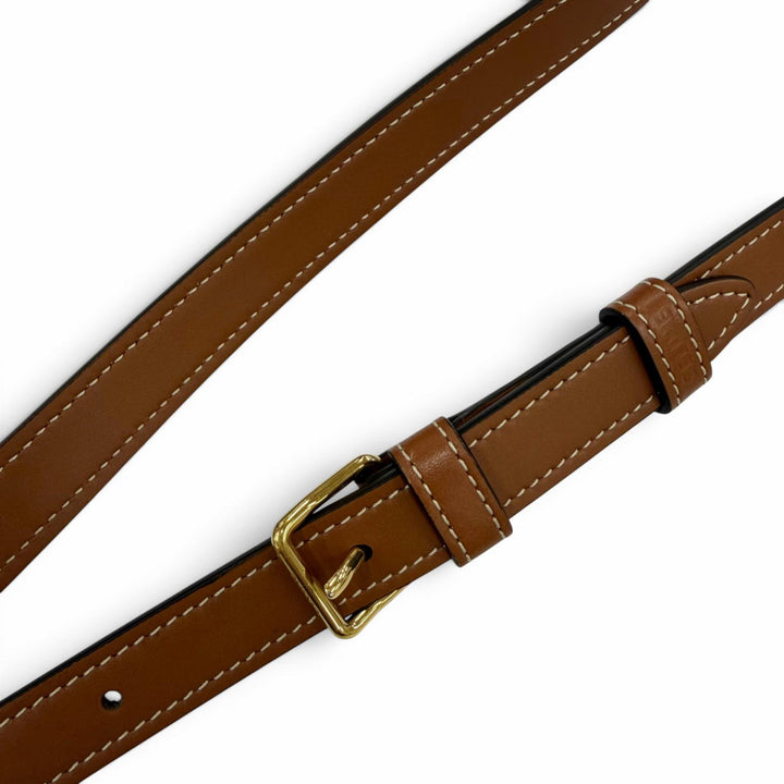 Triomphe Folco Sac Moyen Triomphe enduite Marron
