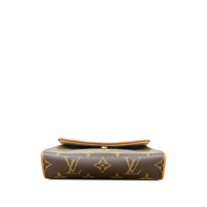 Louis Vuitton Pochette Florentine Monogram Marron – vue 3 – GABY PARIS