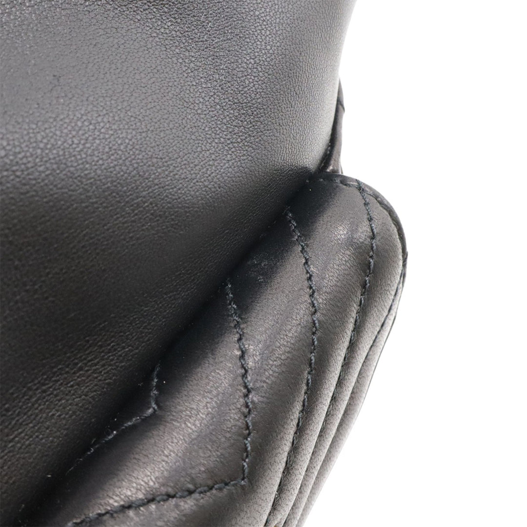 Saint Laurent Mini Chevron Cuir d'agneau Joe Bucket Sac