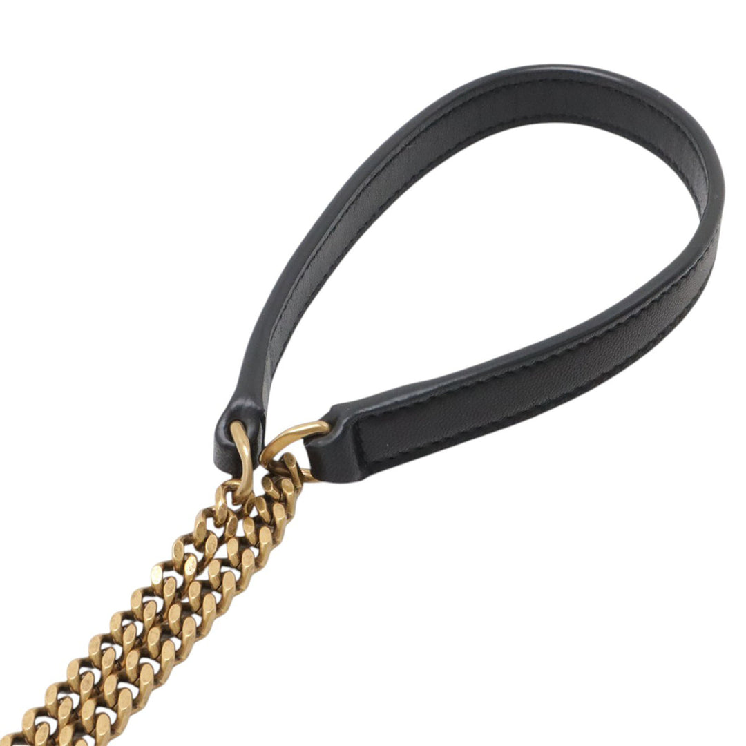 Saint Laurent Mini Chevron Cuir d'agneau Joe Bucket Sac