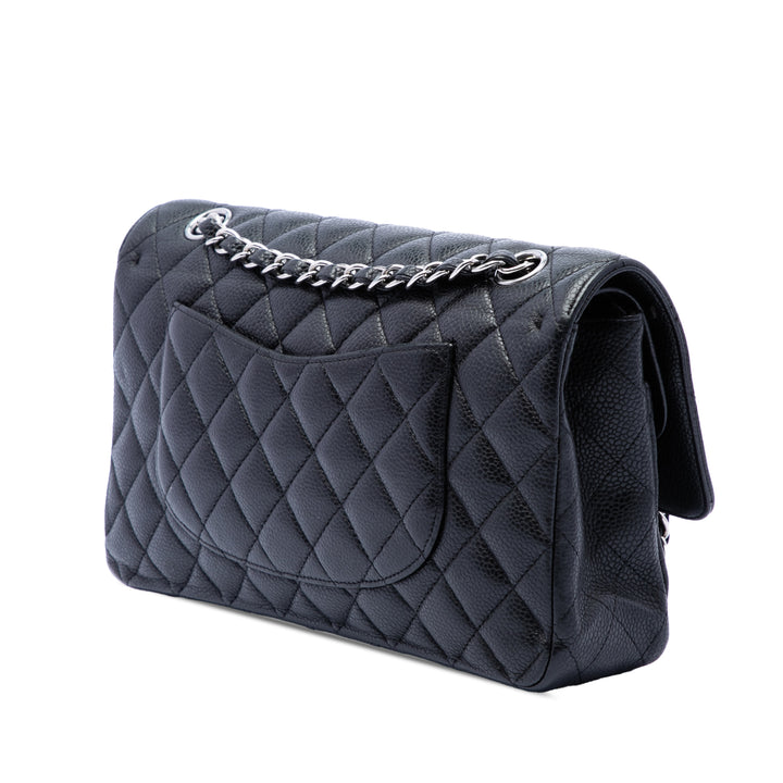 Chanel Medium Classic Caviar Double rabat
