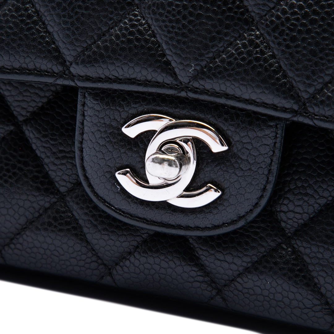 Chanel Medium Classic Caviar Double rabat