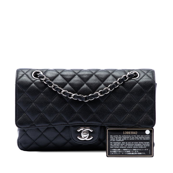Chanel Medium Classic Caviar Double rabat